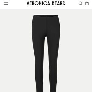 VERONICA BEARD Scuba Slim-Fit Pant Black High-Rise Cropped Pant {$295} Black 6